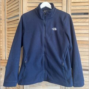 THE NORTH FACE Women's Full-Zip Fleece Jacket in Navy Blue, Size Large